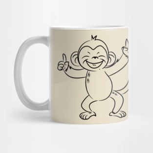 Happy Monkey Mug